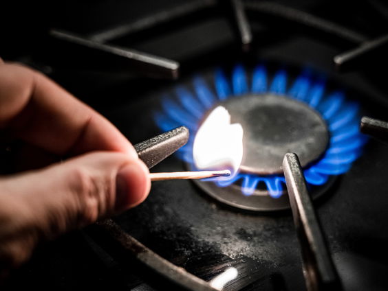 Koken op gas slecht voor luchtkwaliteit in huis