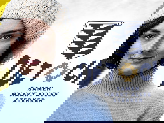 Nandi van Beurden van Musical De Tocht gaat de Elfstedentocht schaatsen met cast