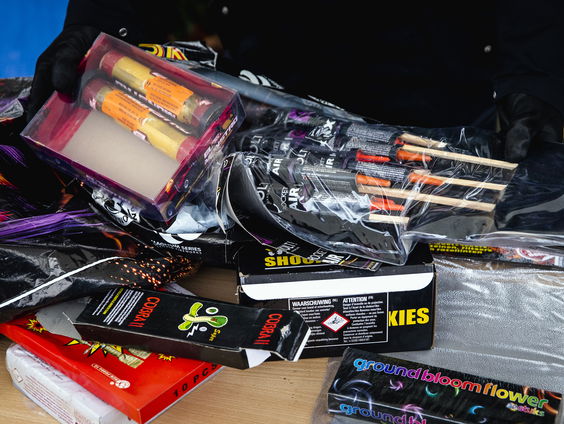 Grootste vuurwerkvangst ooit: 350.000 kilo aan de Duitse grens