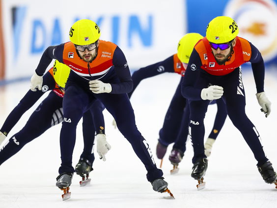 Eerste Nederlandse shorttrack-strijd van het seizoen is een feit