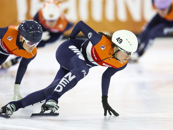 Shorttrackster Poutsma terug op baan waar ze Olympisch brons won