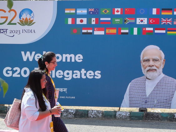 India in centrum van de wereld