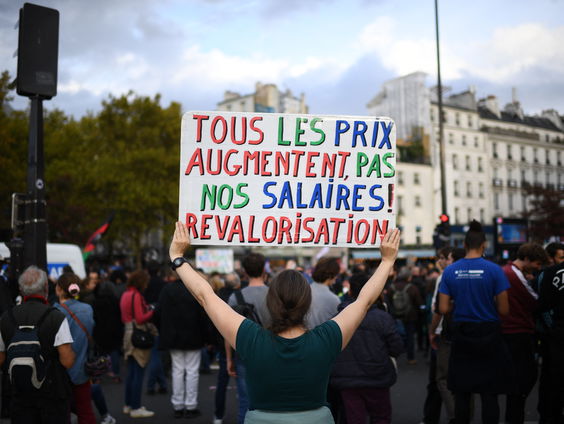 Opnieuw demonstraties in Frankrijk tegen inflatie