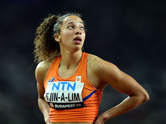 Atlete Tjin A-Lim in goede vorm op WK en gaat naar Spelen