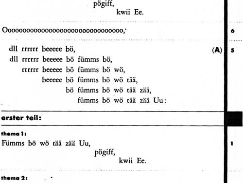 Het beroemde klankgedicht 'de Ursonate' bestaat 100 jaar