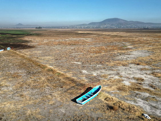 Extreme droogte in Mexico-Stad