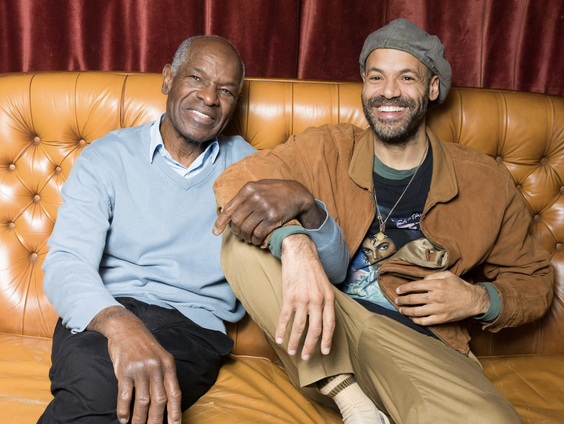 Vader Dane Clark en zoon Alain Clark