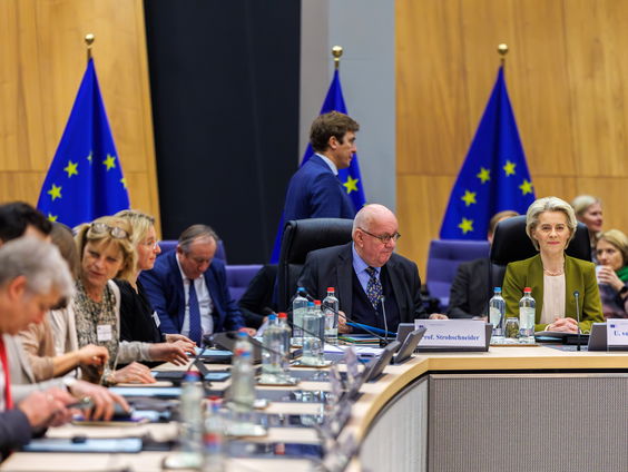 Von der Leyen in gesprek met boerensector