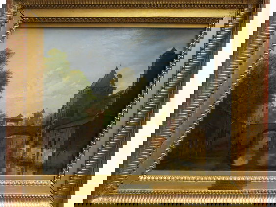 Een door mysteries omgeven Utrechts stadsgezicht hangt in het Louvre