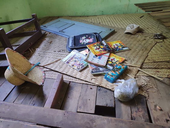Myanmarese leger beschiet en bombardeert school