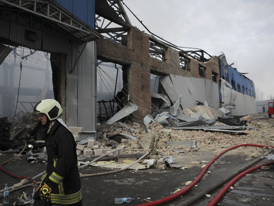 Oekraiense steden aangevallen vanuit de lucht