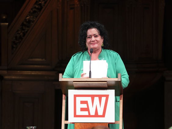 Caroline van der Plas houdt HJ Schoo-lezing