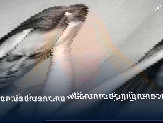 Waarom de pijngrens voor iedereen anders is