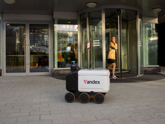 Demonstratie bij Yandex
