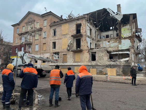 Raketten met Sint-Nicolaas in Oekraïne