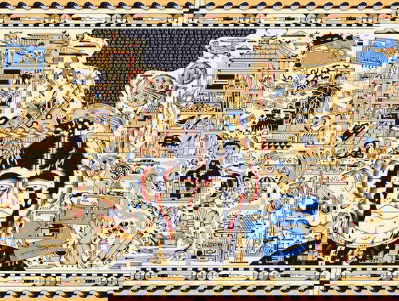 Mart Veldhuis wil met wandtapijt zijn studieschuld afbetalen