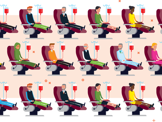 Eva-Maria Merz over het gedrag van bloeddonoren
