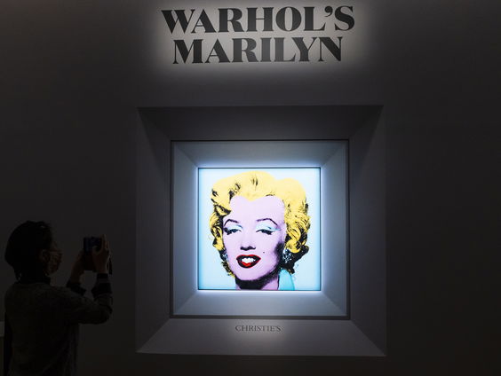 Beroemd Marilyn Monroe-kunstwerk van Warhol onder de hamer