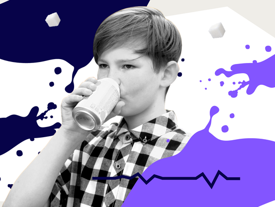 Frisdrank en suikertaks