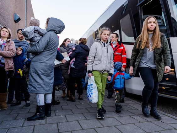Veel mensen bereid om onderdak te bieden aan Oekraïense vluchtelingen