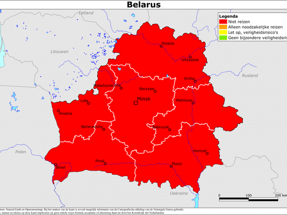 Buurlanden van Rusland: Belarus