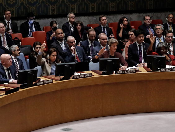 Veiligheidsraad over de annexatie van Oekraïense gebieden