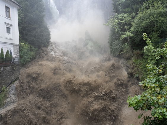 Code rood in de Alpen