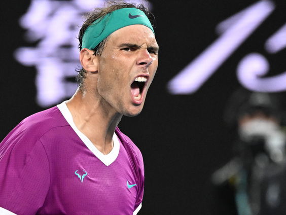 Rafael Nadal wint Australian Open