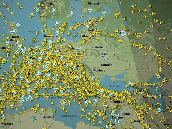Komst Pelosi aan Taiwan legt Flightradar24 plat