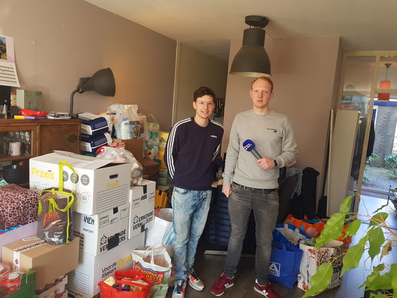 Hulpgoederen inzamelen met Anton Rashchenko