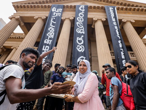 President van Sri Lanka eindelijk afgetreden
