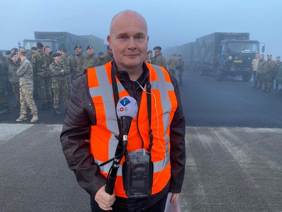 Nederlandse militairen op weg naar Slowakije met luchtafweersysteem