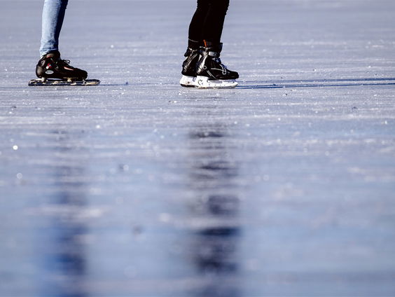 In Winterswijk kan al geschaatst worden