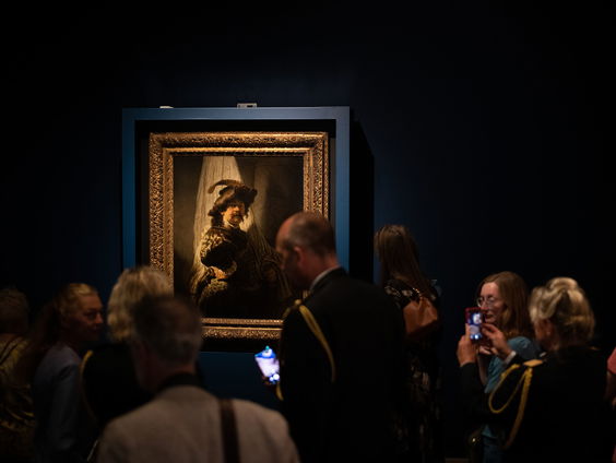 De Vaandeldrager trok veel bekijks in Stedelijk Museum Alkmaar