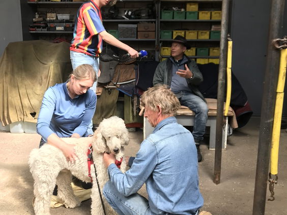 Een sjamaan die contact legt met dieren, in Lemelerveld is dat doodnormaal