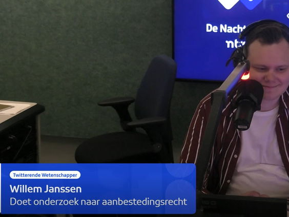 Twitterende Wetenschapper: Willem Janssen over aanbestedingsrecht, lego en het songfestival