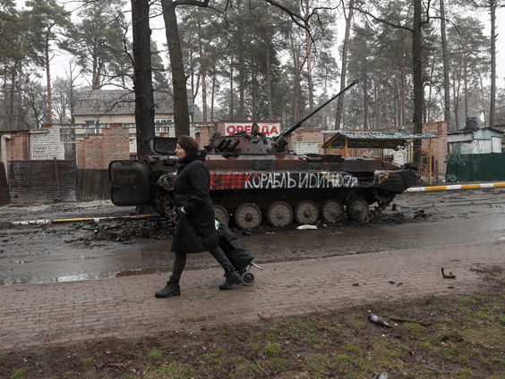 Verslaggever Roel Pauw in Boetsja: 'Er zijn moedwillig mijnen achtergelaten.'