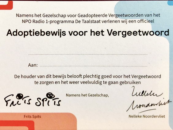 Vergeetwoord: Sjantetter / Sjandetter