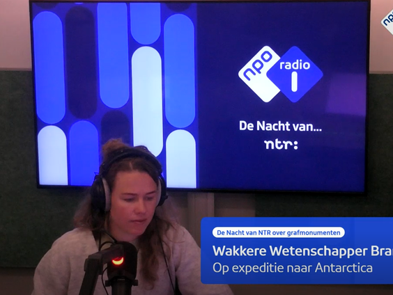 Wakkere Wetenschapper: Bram Feij vanaf een onderzoeksschip in Antarctica