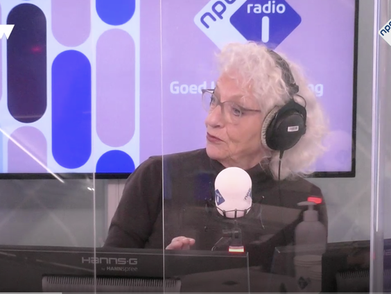 Schrijfster Nelleke Noordervliet leest voor uit haar nieuwe boek Wij Kunnen Dit