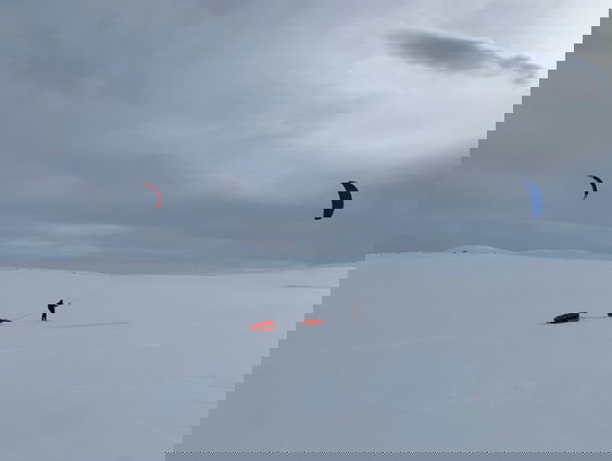 2000 km kiten over de Groenlandse ijskap