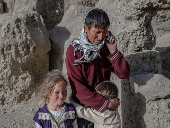 Afghaanse kinderen in de knel