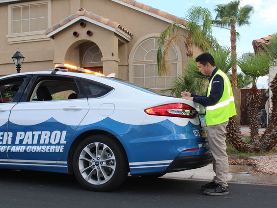 Op pad met de waterpolitie in Las Vegas