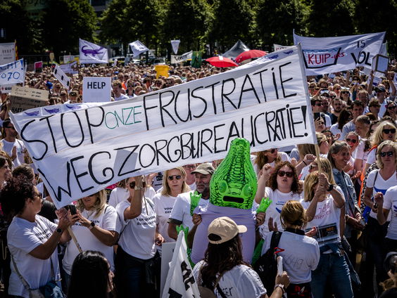 Huisartsen protesteren tegen werkdruk