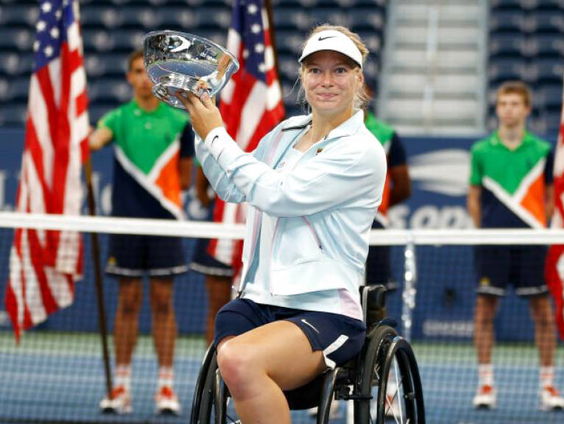 Veelvraat De Groot hoopt op ontwikkeling parasporten: 'Dat mensen tickets kopen voor rolstoeltennissen'