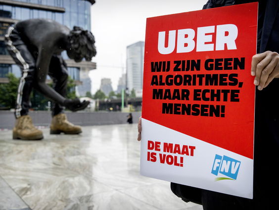 Rechtszaak Uber en FNV