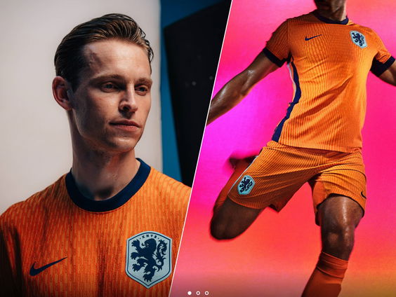 Het nieuwe tenue van Oranje is een knipoog naar het het succesvolle EK van 1988