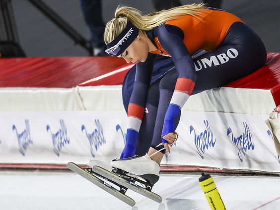 Op 80 procent gaat Jutta Leerdam voor wereldtitel