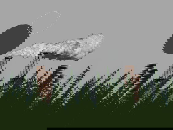 De aflaathandel van het klimaat