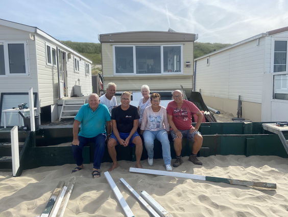 De strandmensen van Egmond Aan Zee